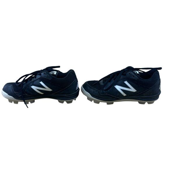 New Balance Boys Baseball Cleats Size 1.5Y Black White JASTARK1 Junior All Stars - Picture 6 of 10
